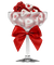 Cookie Valentine Heart Glass Rose Red  - Bogusia - 無料png アニメーションGIF