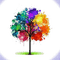 Kolor drzewo - zdarma png animovaný GIF