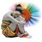Mulher colorida! - Free PNG Animated GIF