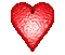 heart red gif coeur rouge - Nemokamas animacinis gif animuotas GIF