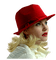 Kaz_Creations Woman Femme Hat - nemokama png animuotas GIF