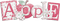 soave text apple pink green - δωρεάν png κινούμενο GIF