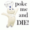 poke me and DIE! - kostenlos png Animiertes GIF