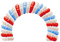Kaz_Creations Colours Balloons Independence Day - png gratis GIF animasi