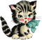 vintage cat - PNG gratuit GIF animé