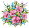 fantasy flowers - PNG gratuit GIF animé
