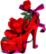 autumn deco kikkapink png red shoe rose - PNG gratuit GIF animé