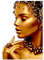Rena Gold  Woman Face Frau Gesicht - PNG gratuit GIF animé