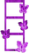 Frames.Butterflies.Purple - 免费PNG 动画 GIF
