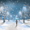 kikkapink winter snow background animated - GIF animasi gratis GIF animasi