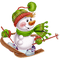 snowman - бесплатно png анимированный гифка