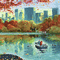 soave background animated autumn vintage city - 無料のアニメーション GIF アニメーションGIF