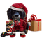 loly33 chien noël - kostenlos png Animiertes GIF