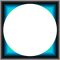 Turquoise Circle Frame - PNG gratuit GIF animé