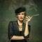 Lady smoking