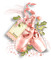 Deco ballerina shoes pink green - безплатен png анимиран GIF