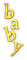 soave text baby yellow - gratis png animeret GIF