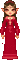 Pixel Elf Girl in Red