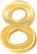Kaz_Creations Numbers Gold Style 8 - gratis png animeret GIF