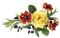 corner flowers vintage border deco - фрее пнг анимирани ГИФ