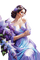 loly33 femme lilas - PNG gratuit GIF animé