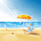 kikkapink summer beach animated background - Ingyenes animált GIF animált GIF