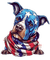 loly33 chien indépendance - PNG gratuit GIF animé