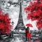 Фон осенний Париж - darmowe png animowany gif