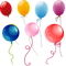 Kaz_Creations Party Balloons - gratis png animeret GIF