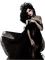 Kaz_Creations Woman Femme Black - δωρεάν png κινούμενο GIF