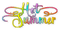 soave text hot summer rainbow - PNG gratuit GIF animé