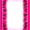 Christmas.Frame.Pink.White - KittyKatLuv65 - png grátis Gif Animado