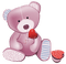 Kaz_Creations Valentine Deco Love Cute Teddy Bear - zdarma png animovaný GIF
