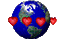 coeur planete - 免费动画 GIF 动画 GIF