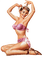 Kaz_Creations Woman Femme Pink - ilmainen png animoitu GIF