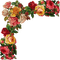 deco frame corner flowers kikkapink vintage - png gratuito GIF animata