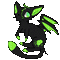 green cat 2 - Kostenlose animierte GIFs Animiertes GIF