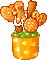cute orange and brown sweets arrangement - 無料のアニメーション GIF アニメーションGIF