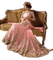 Rena pink Vintage Woman Lady Frau - ilmainen png animoitu GIF