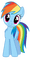 Rainbow Dash - zadarmo png animovaný GIF