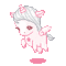 pink unicorn - Darmowy animowany GIF animowany gif