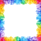 rainbow frame - GIF เคลื่อนไหวฟรี GIF แบบเคลื่อนไหว