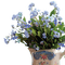 Blue.Flowers.Pot.Vase.Victoriabea - GIF animado grátis