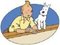 Tintin et Milou - ingyenes png animált GIF