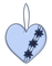 Kaz_Creations Deco  Flowers Heart Hanging Dangly Things Colours - png gratis GIF animado