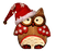 Noël.Christmas.Deco.Navidad.Owl.chouette.Buho.Victoriabea - gratis png animerad GIF