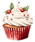 Christmas Cupcake - png gratis GIF animasi