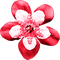 Snowflake.Flower.White.Red - png gratuito GIF animata