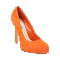 Shoe Orange - Bogusia - GIF animado grátis Gif Animado