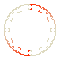circle round frame cadre rahmen effect effet orange abstract deco anime gif animated animation tube